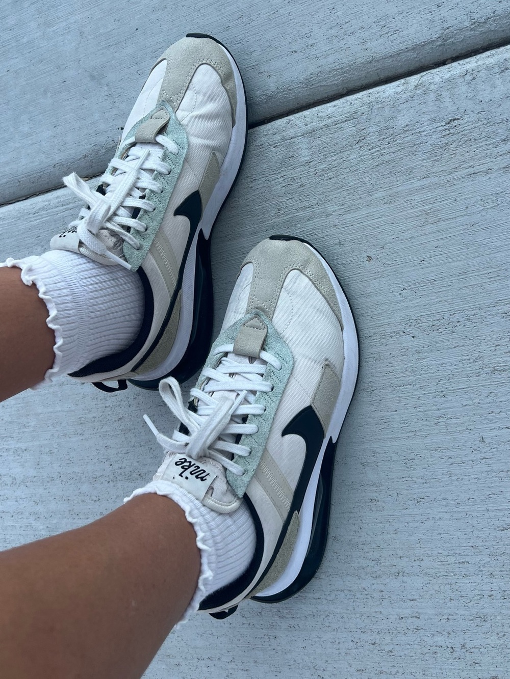 Nike Air Max Pre-Day Beige & Black Low-Top Sneakers